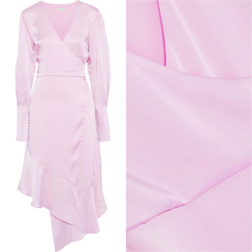 JOIE Kyrene asymmetric wrap-effect dress - Picture 2 of 10